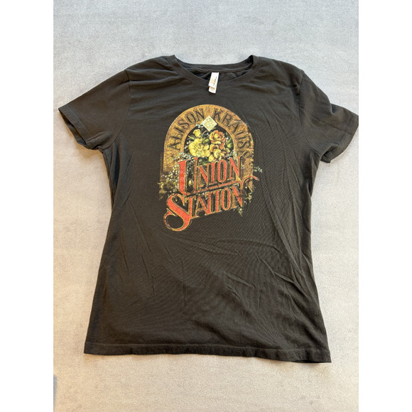 Alison Krauss Union Station T-shirt LG Graphic Black Women XXL - Picture 1 of 6